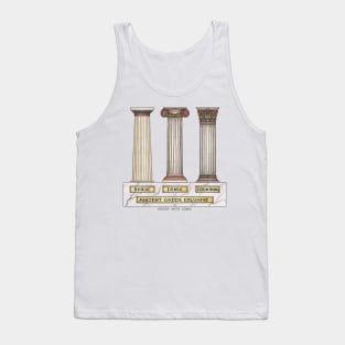 Polychrome Ancient Greek Column orders Tank Top